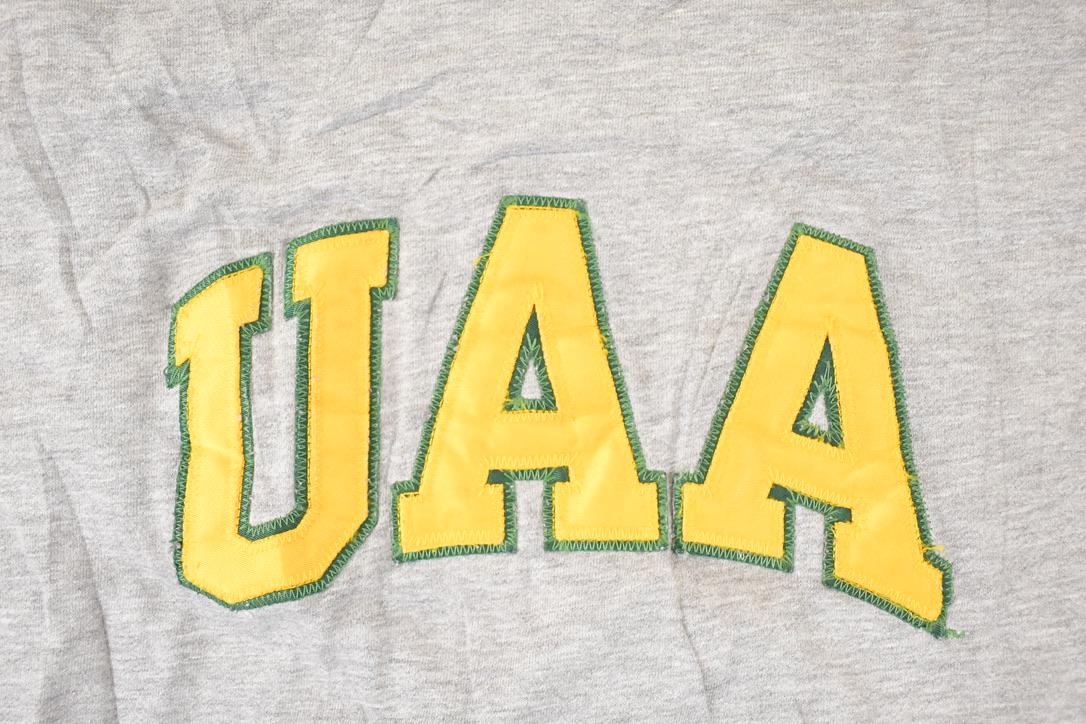 Vintage 1990s Jansport UAA Embroidered Collegiate Crewneck Sweatshirt Men's XL from propervintagecanada