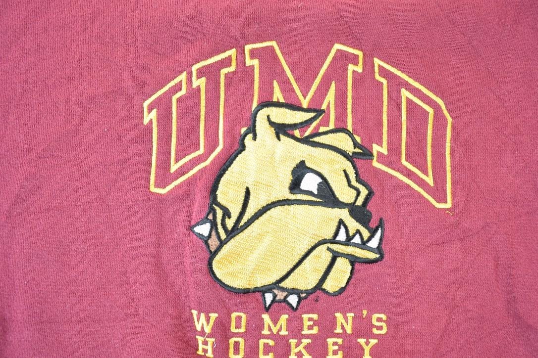 Vintage 1990s Jansport University Of Maryland Bulldogs Women's Hockey Collegiate Cropped Crew Neck Women's 2XL from propervintagecanada