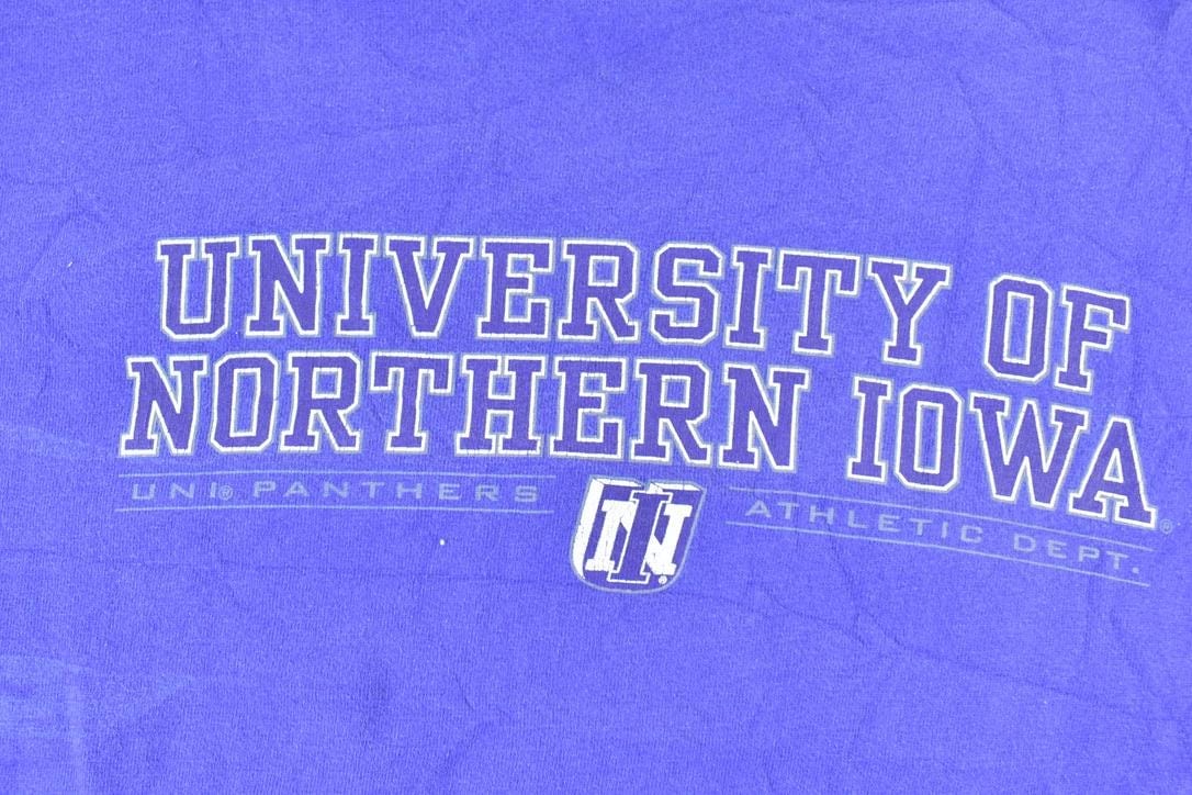 Vintage 1990s Jansport University Of Northern Iowa Collegiate Crewneck Men's 2XL from propervintagecanada