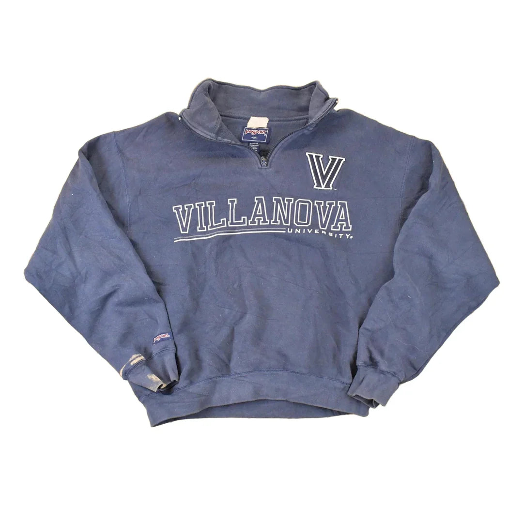 Vintage 1990s Jansport Vilanova Quarter Zip University Sweater Men's L from propervintagecanada