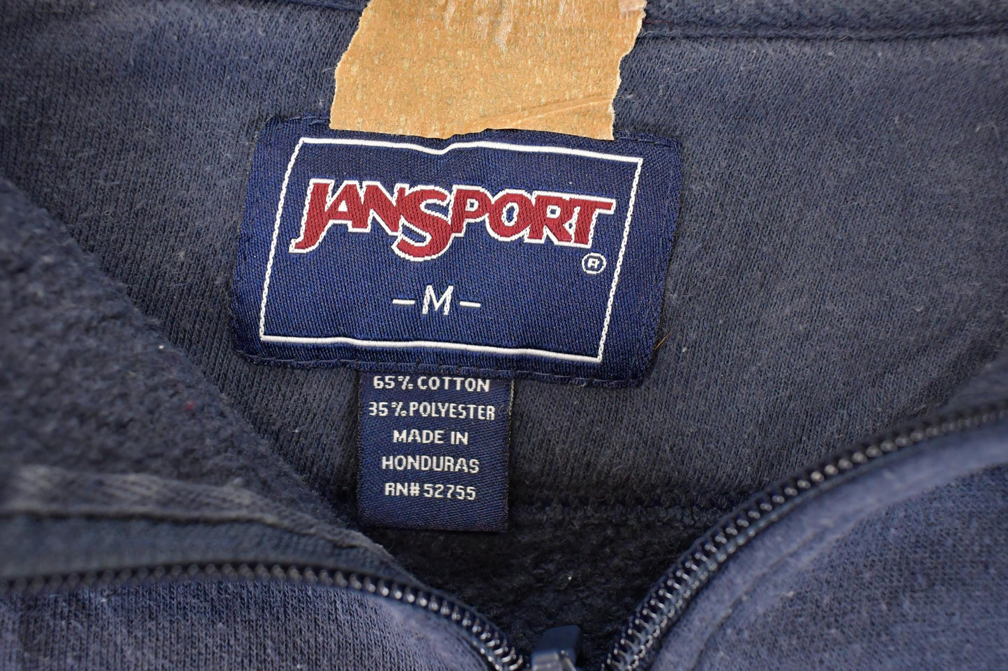 Vintage 1990s Jansport Vilanova Quarter Zip University Sweater Men's L from propervintagecanada