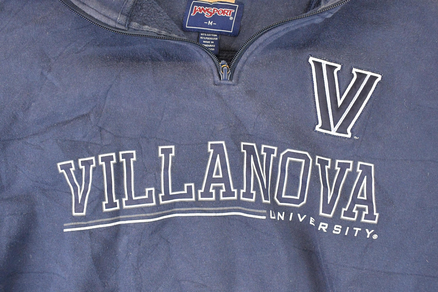 Vintage 1990s Jansport Vilanova Quarter Zip University Sweater Men's L from propervintagecanada