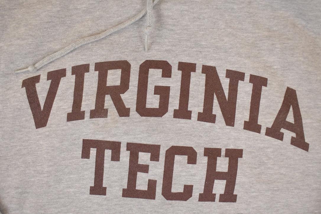 Vintage 1990s Jansport Virginia Tech University Hoodie Sweater Men's M from propervintagecanada