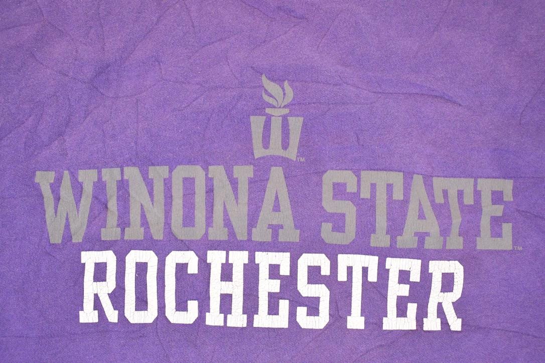 Vintage 1990s Jansport Winona State Rochester University Crewneck Sweater Men's XL from propervintagecanada