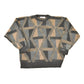 Vintage 1990s Jantzen Abstract Knit Crewneck Sweater Mens L from propervintagecanada