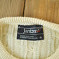 Vintage 1990s Jantzen Cable Knit Abstract Pattern Crewneck Sweater Men's XL from propervintagecanada