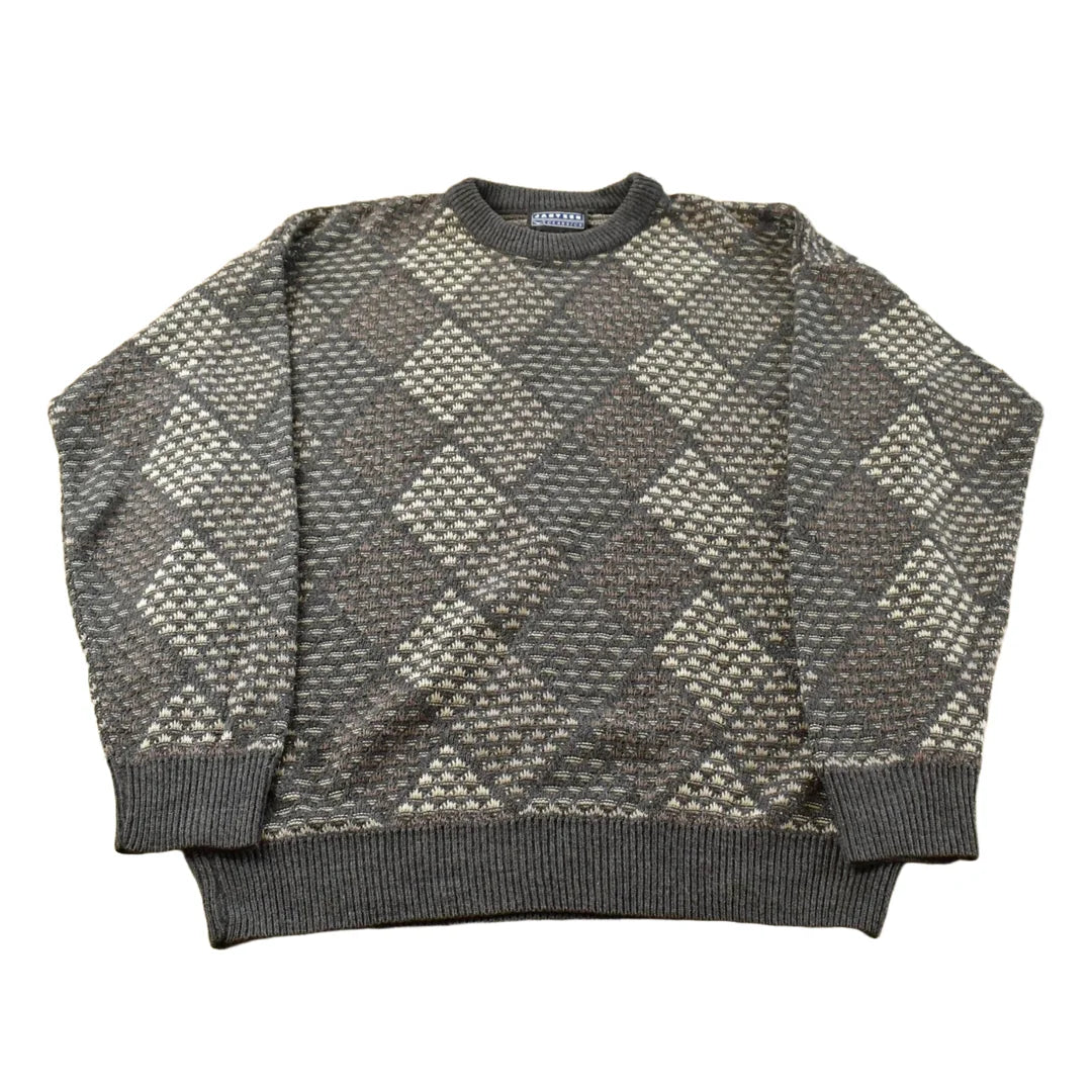Vintage 1990s Jantzen Knit Crewneck Sweater Mens XL from propervintagecanada