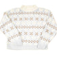 Vintage 1990s Jantzen Petit Hand Knit Silk Blend Abstract Pattern Crewneck Sweater Women's M Boxy from propervintagecanada