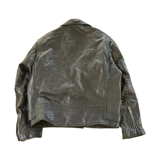 Vintage 1990s Jarvis Bond Leather Biker Jacket Men's Large from propervintagecanada
