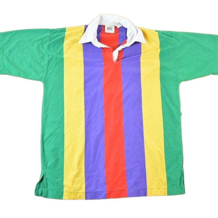 Vintage 1990s Jason Maxwell Colour Block Button Up Summer Style Shirt Men's Small from propervintagecanada