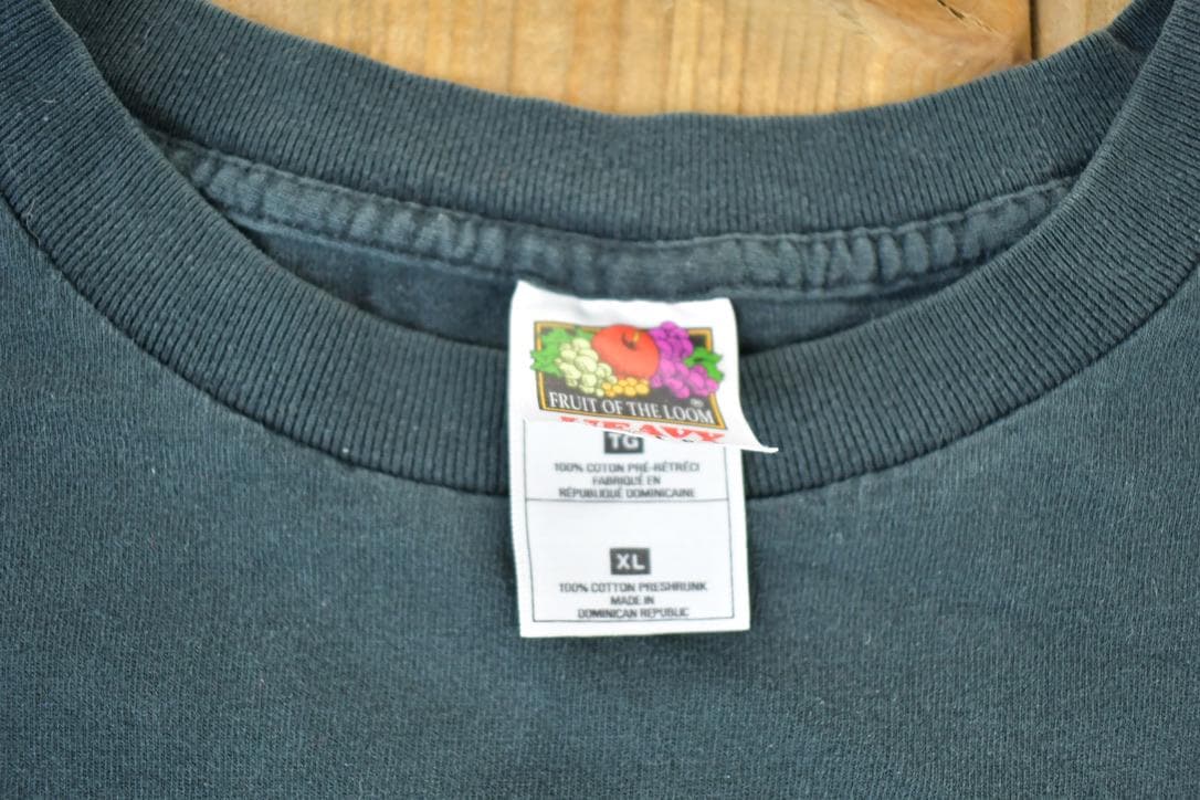 Vintage 1990s Jazzercise Neon Souvenir Single Stitch Graphic Print T-Shirt Men's Large from propervintagecanada