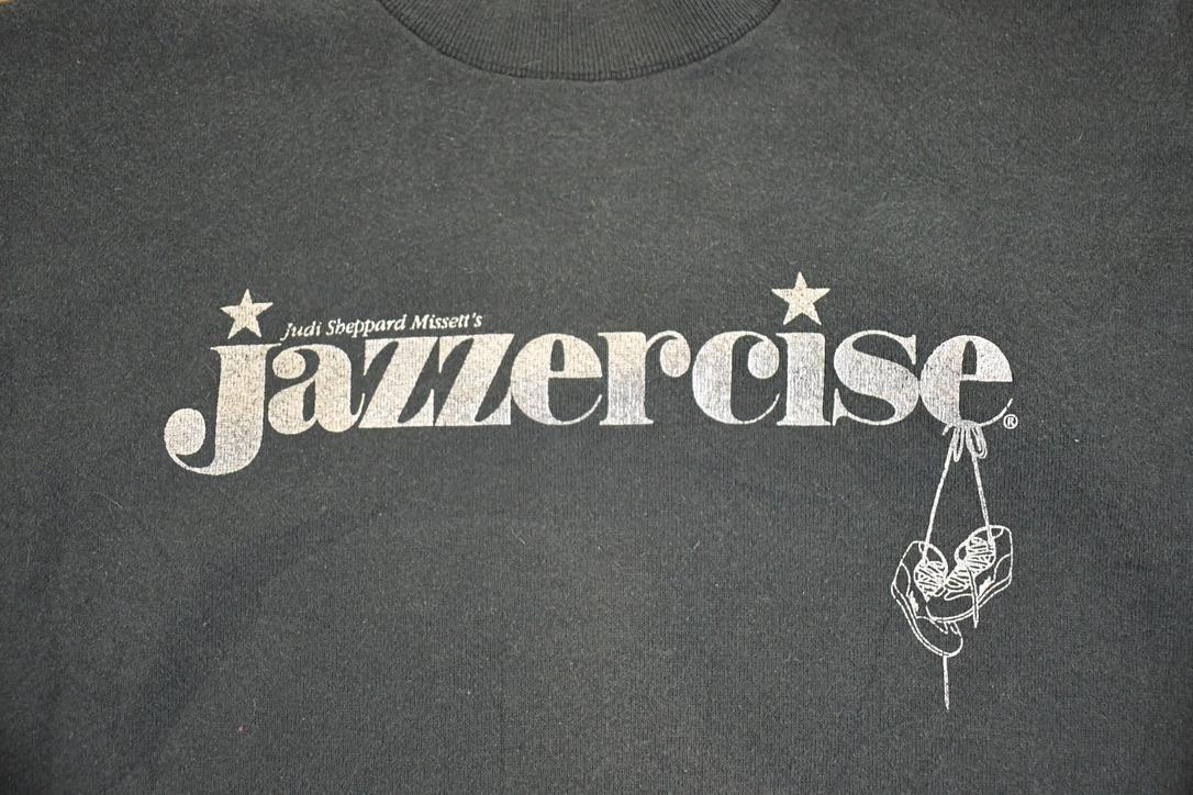 Vintage 1990s Jazzercise Souvenir Exercise Crewneck Sweatshirt Womens M from propervintagecanada