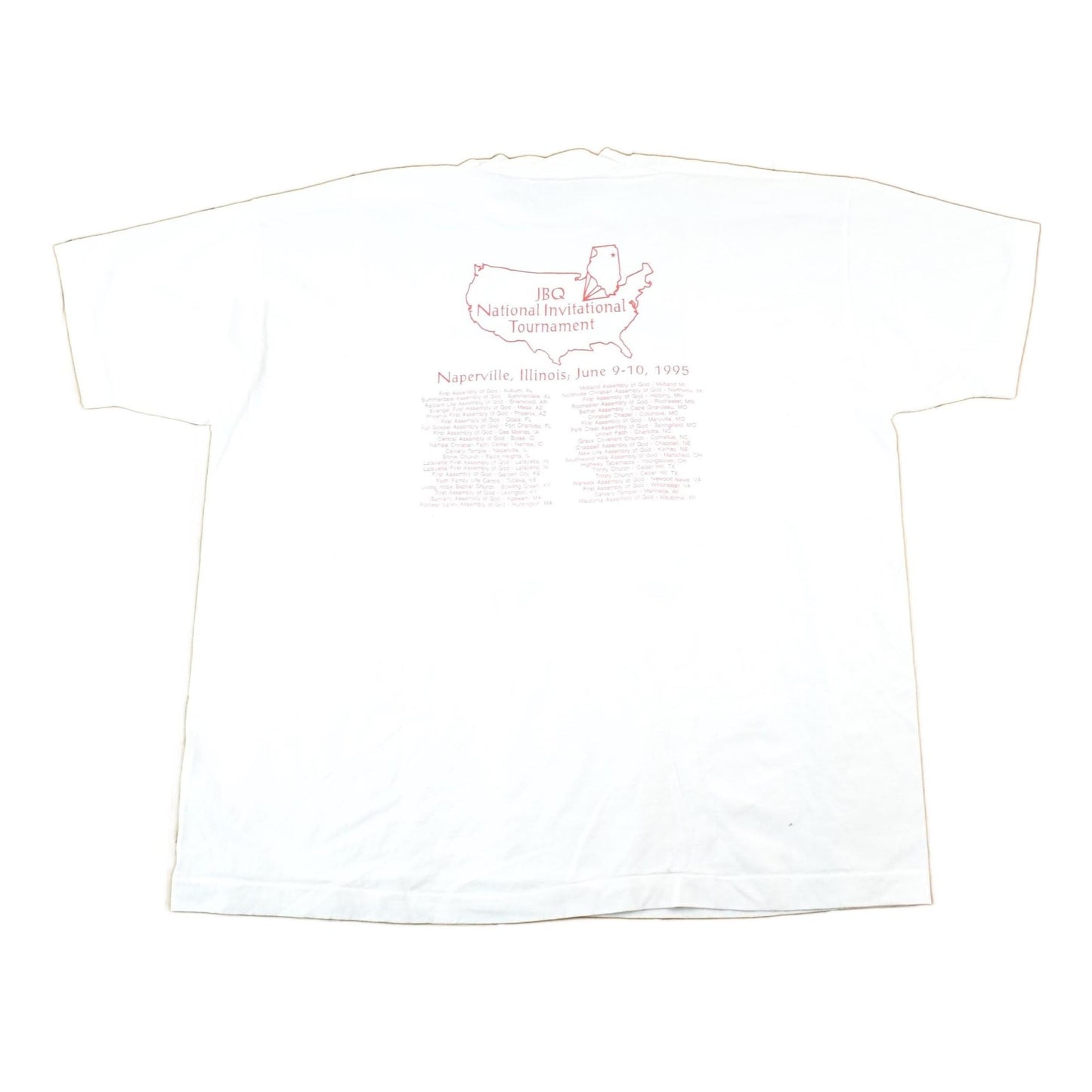 Vintage 1990s JBQ Fuel For Fire Souvenir Barbequing T-Shirt Mens XL from propervintagecanada