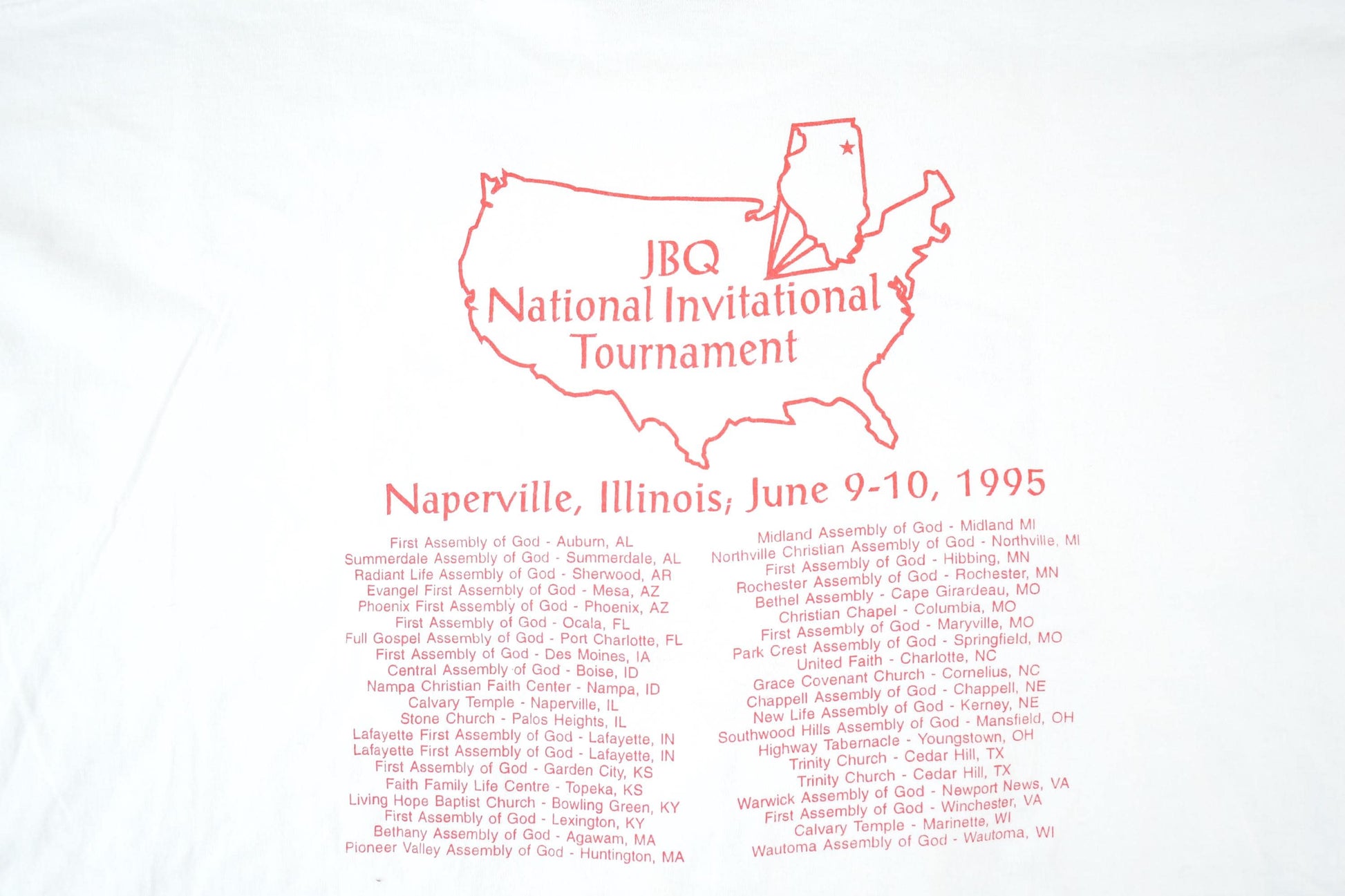 Vintage 1990s JBQ Fuel For Fire Souvenir Barbequing T-Shirt Mens XL from propervintagecanada