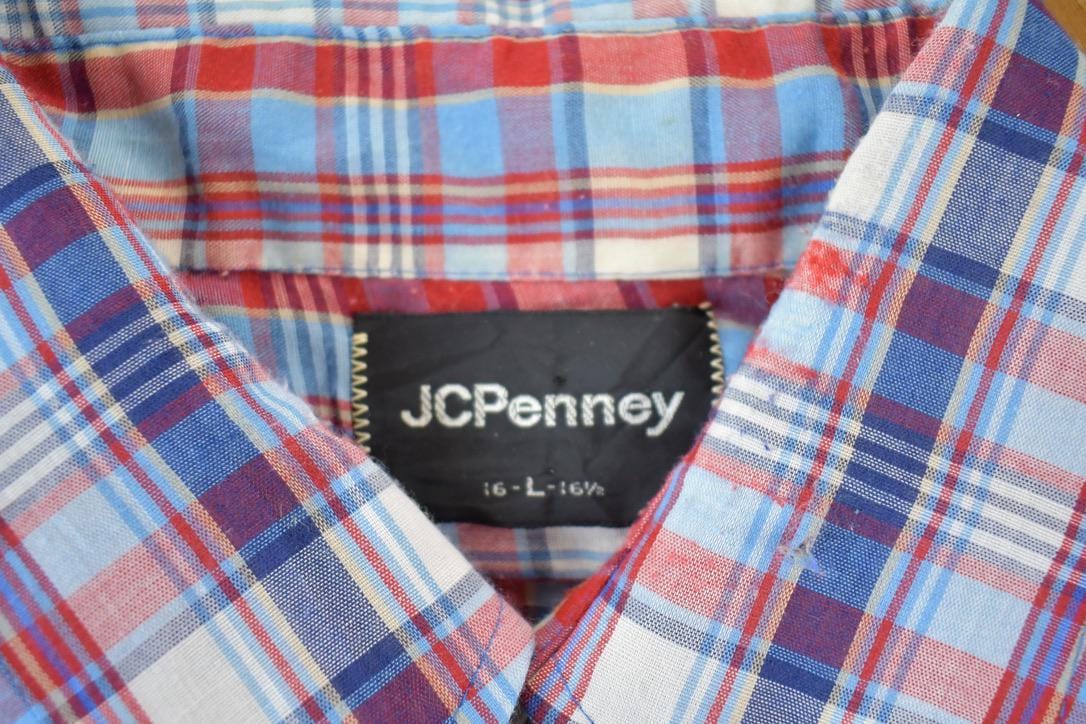 Vintage 1990s Jcpenney Button Up Western Style Shirt Men's Large from propervintagecanada