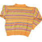 Vintage 1990s Jean Cox Striped Knit Crewneck Sweater Women's L from propervintagecanada