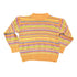 Vintage 1990s Jean Cox Striped Knit Crewneck Sweater Women&