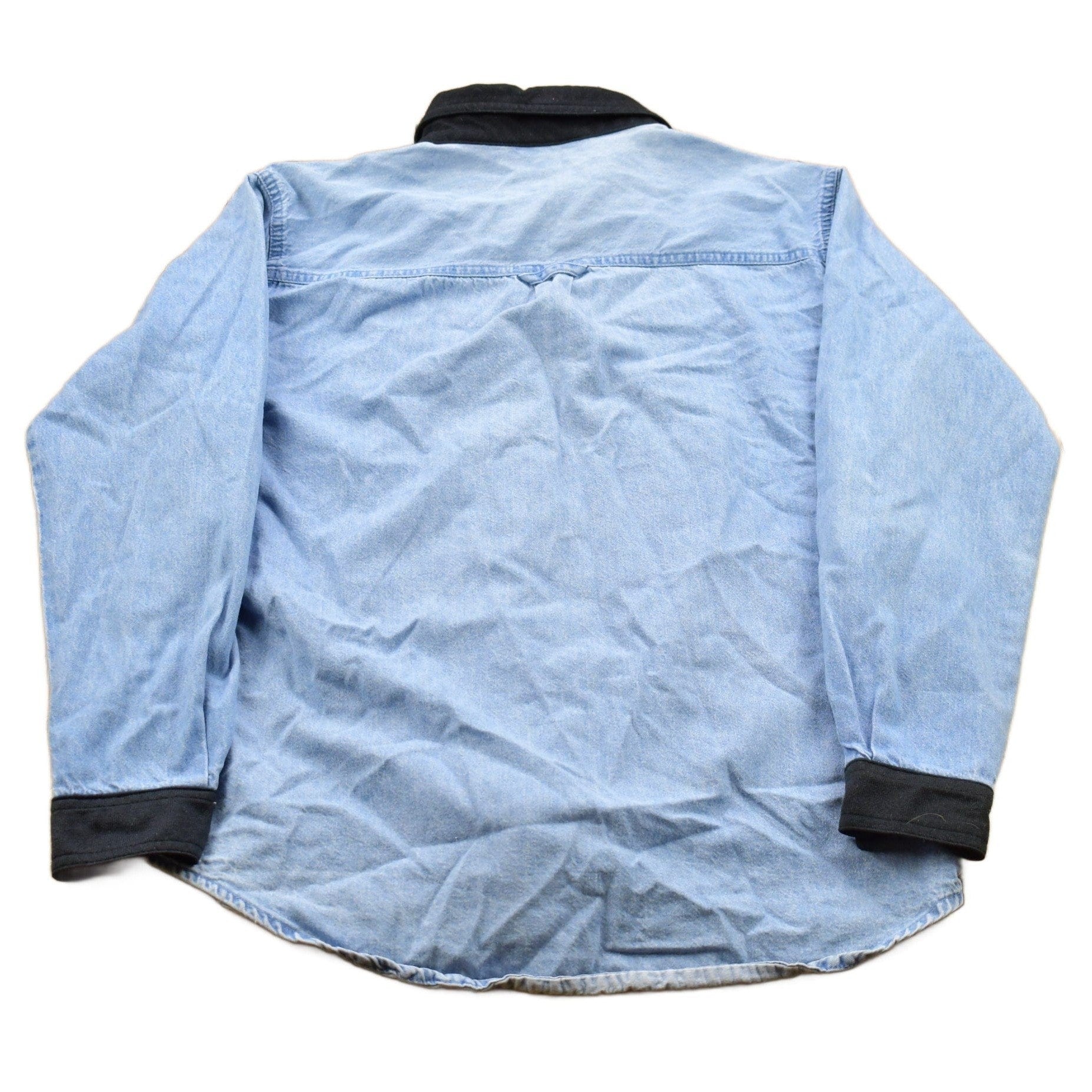 Vintage 1990s Jean Floral Theme Button Up Shirt Men's Small from propervintagecanada