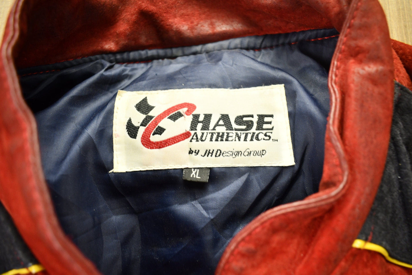 Vintage 1990s Jeff Gordon 100% Leather Nascar Racing Jacket Men's XL from propervintagecanada