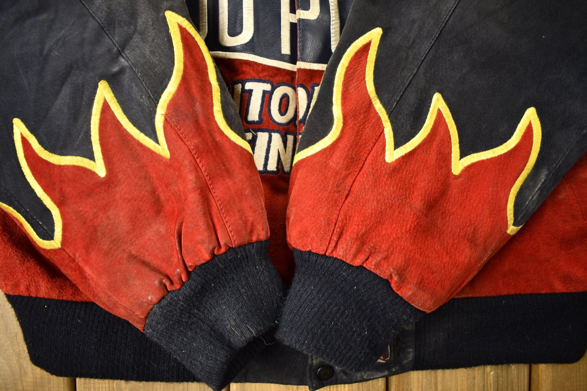 Vintage 1990s Jeff Gordon 100% Leather Nascar Racing Jacket Men's XL from propervintagecanada