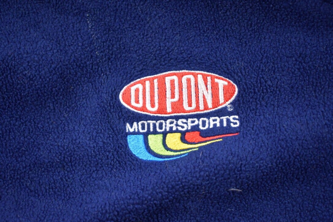 Vintage 1990s Jeff Gordon Du Pont Nascar Fleece Sweater Men's 2XL from propervintagecanada