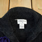Vintage 1990s Jeffrey Todd Knit Floral Cardigan Sweater Women's Medium from propervintagecanada