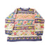 Vintage 1990s Jennifer Reed Hand Knit Floral Crewneck Sweater Women&