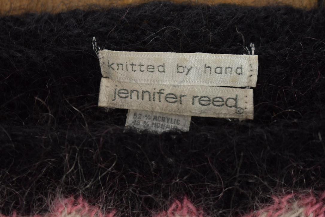 Vintage 1990s Jennifer Reed Knitted by hand Crewneck Sweater from propervintagecanada