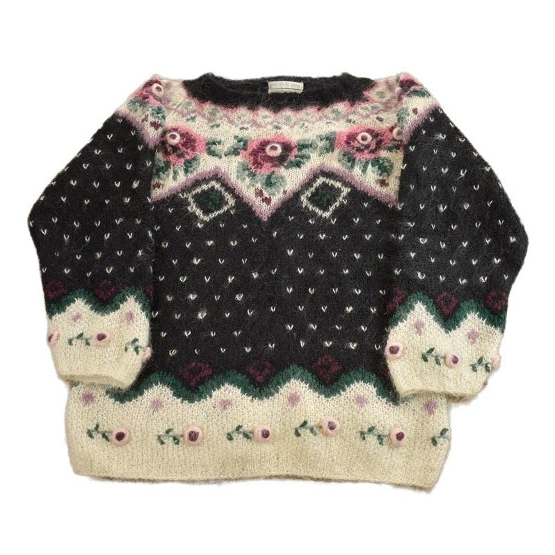 Vintage 1990s Jennifer Reed Knitted by hand Crewneck Sweater from propervintagecanada