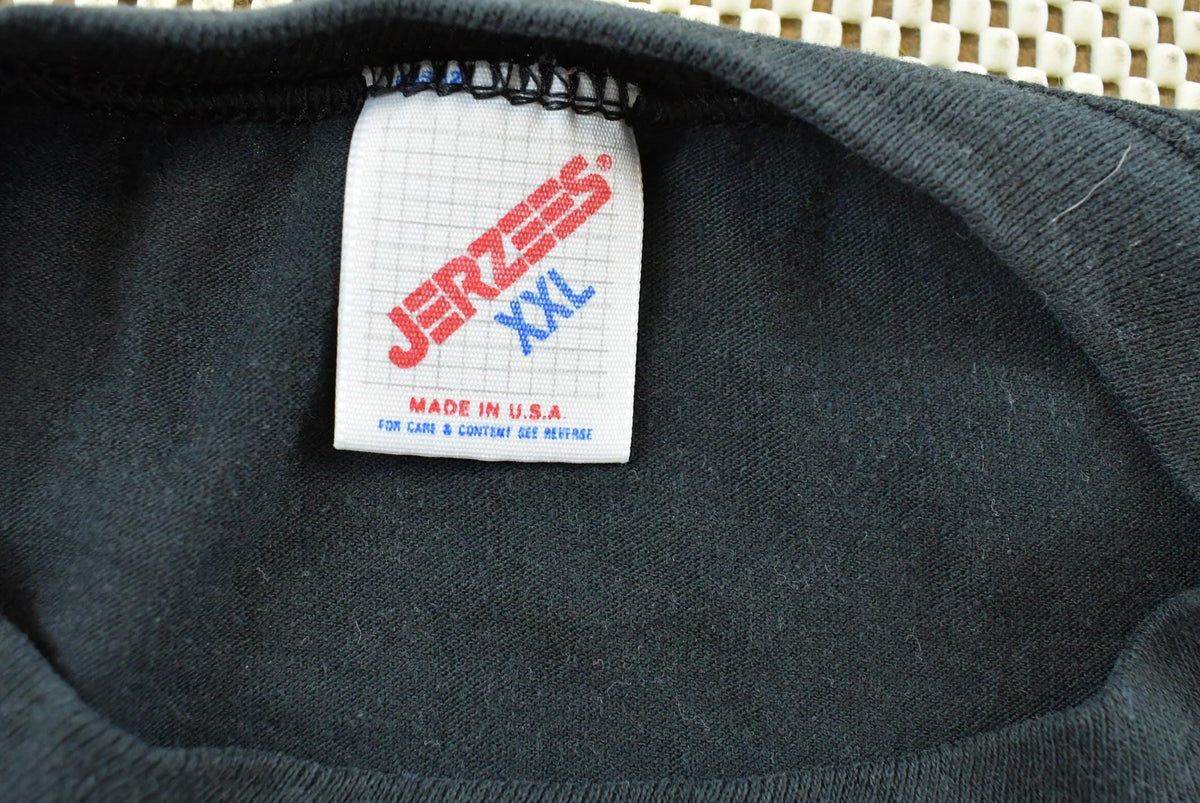 Vintage 1990s Jerzees American Eagle Bald Eagle Graphic T Shirt Men's XL from propervintagecanada