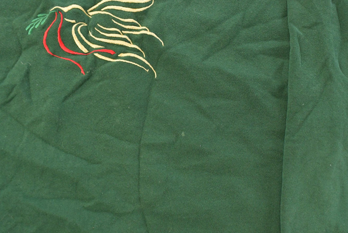Vintage 1990s JERZEES Bird Embroidered Souvenir Crewneck Sweatshirt Men's L from propervintagecanada