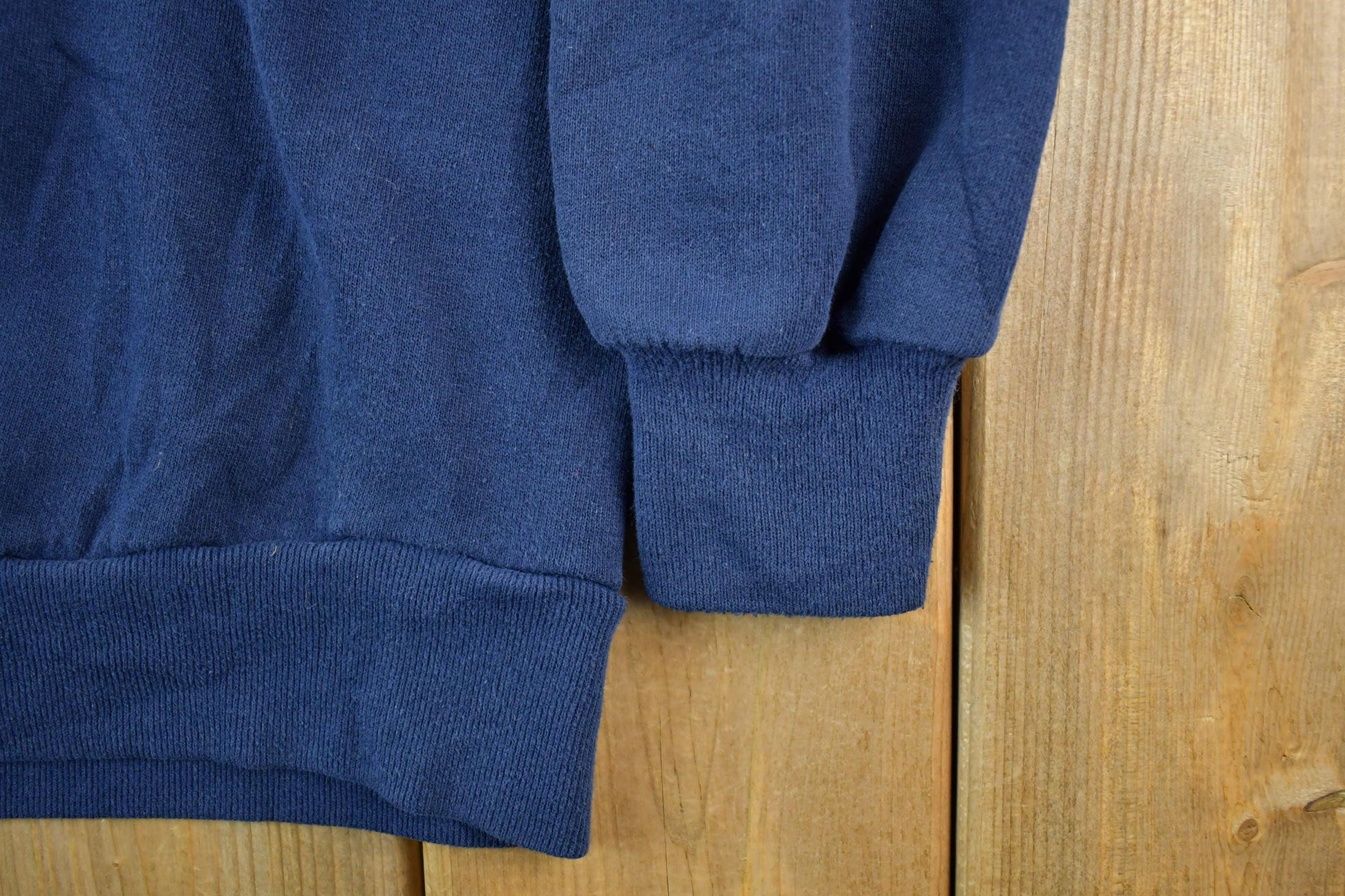 Vintage 1990s Jerzees Blank Blue Crewneck Sweatshirt Men's 2XL from propervintagecanada