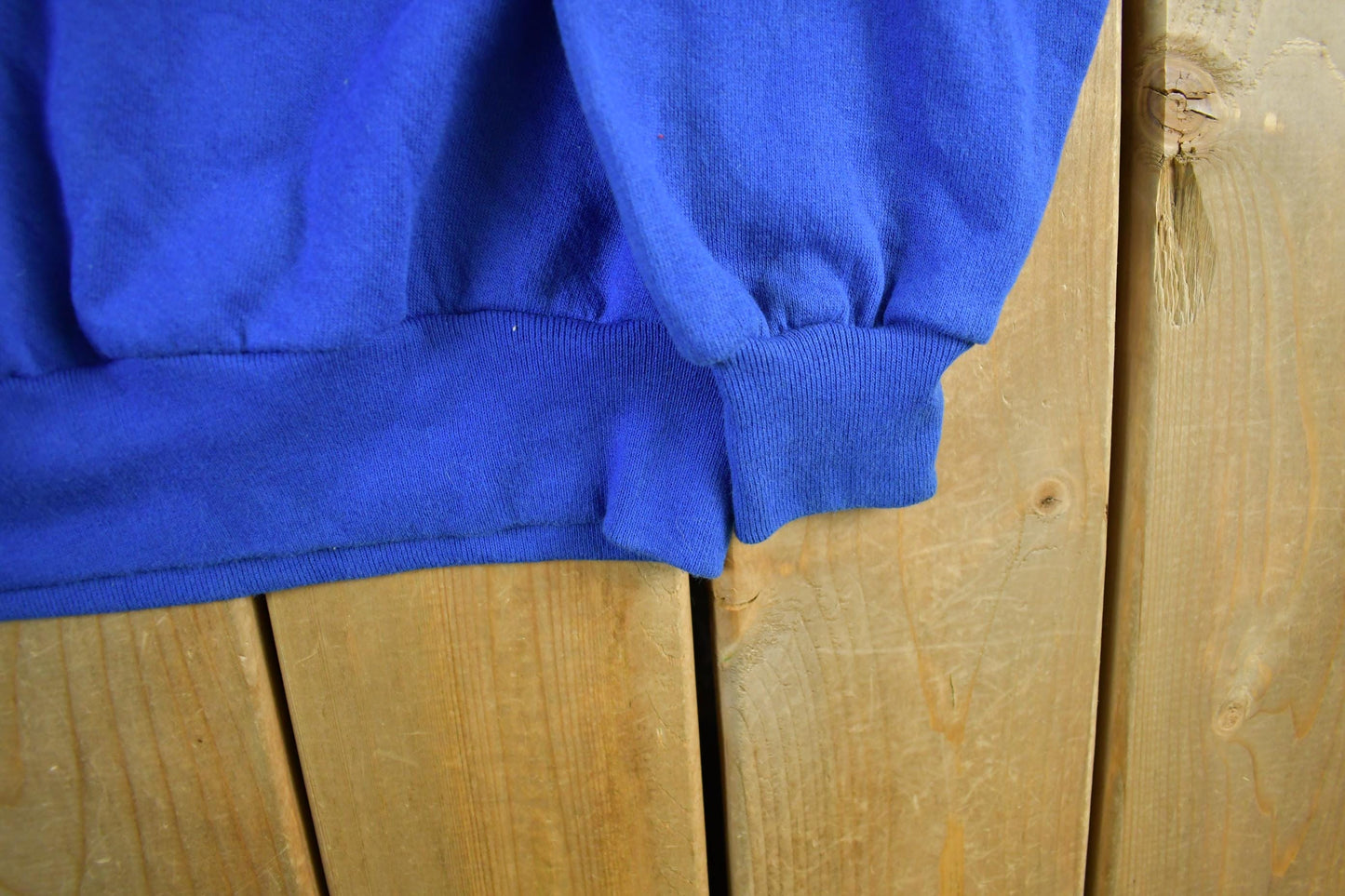 Vintage 1990s Jerzees Blank Blue Crewneck Sweatshirt Men's 3X from propervintagecanada