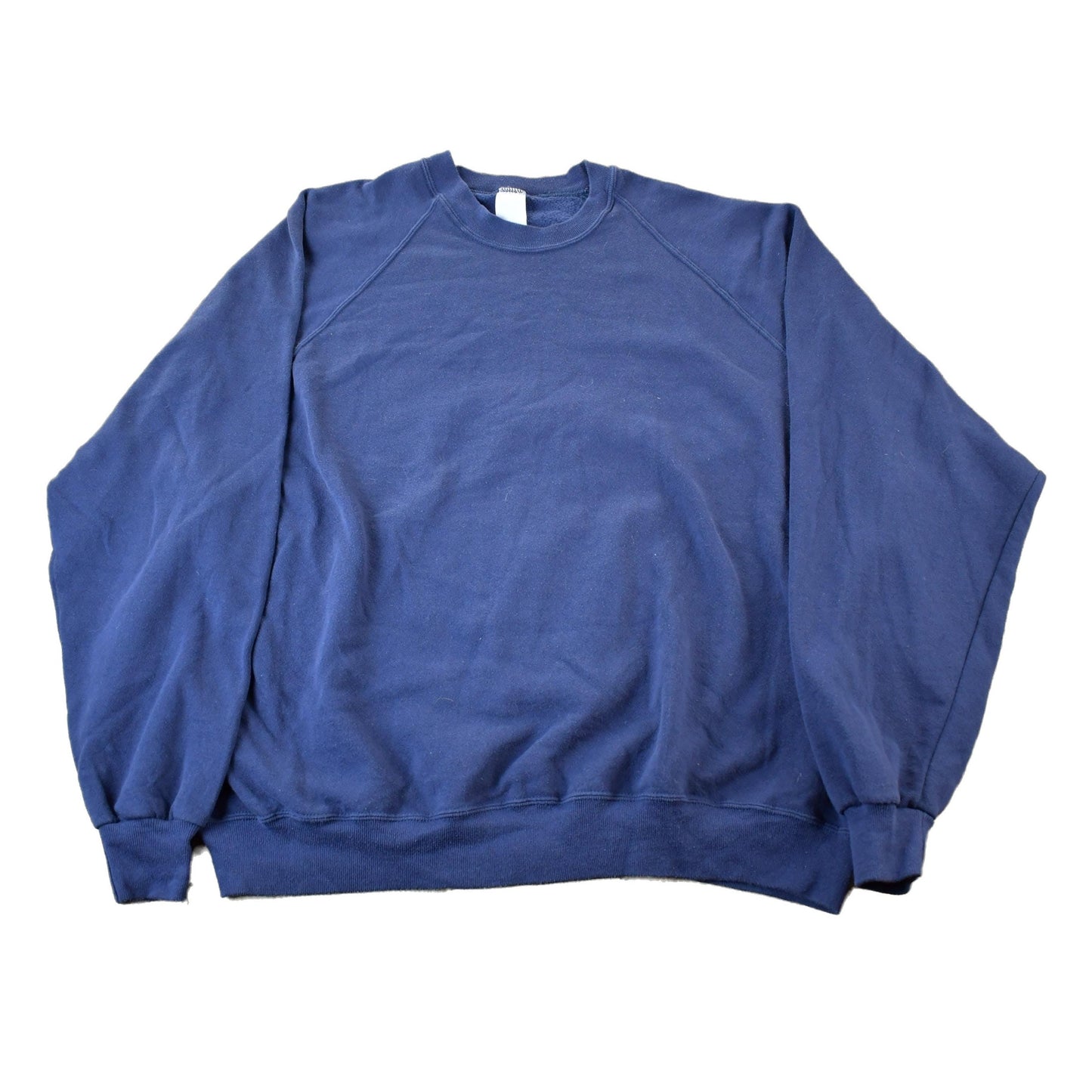 Vintage 1990s Jerzees Blank Blue Crewneck Sweatshirt Men's 3XL from propervintagecanada