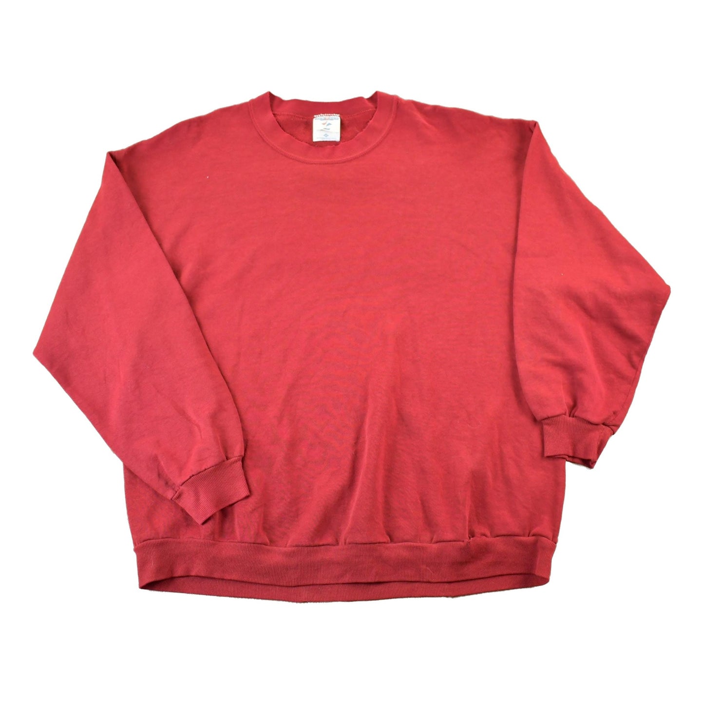 Vintage 1990s Jerzees Blank Burgundy Crew Neck Sweatshirt Men's XL from propervintagecanada