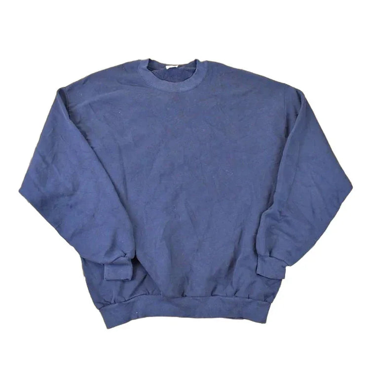 Vintage 1990s Jerzees Blank Crewneck Sweatshirt Men's L from propervintagecanada