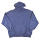 Vintage 1990s Jerzees Blank Navy Hoodie Sweatshirt Men's L from propervintagecanada
