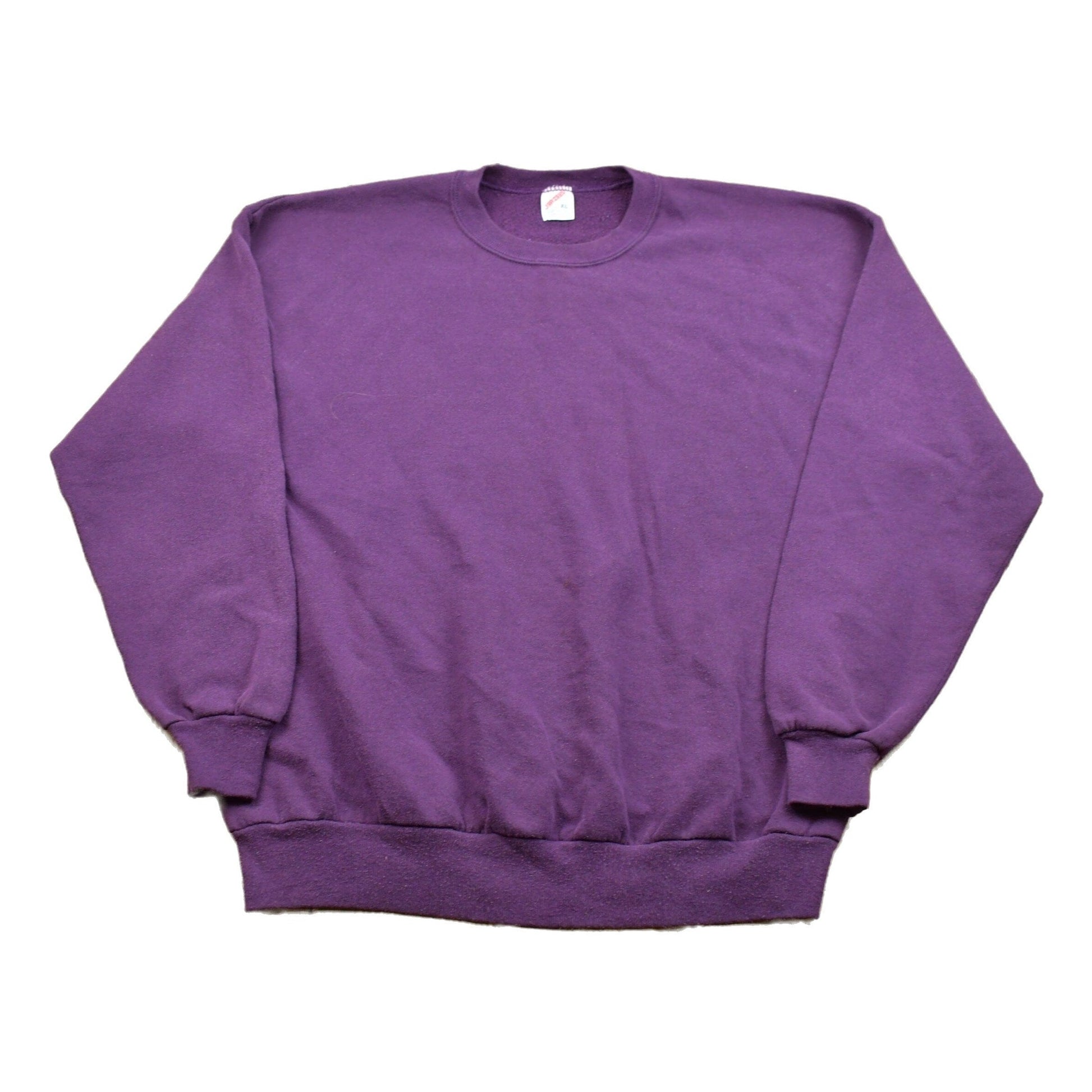 Vintage 1990s Jerzees Blank Raglan Crewneck Sweatshirt Men's XL from propervintagecanada