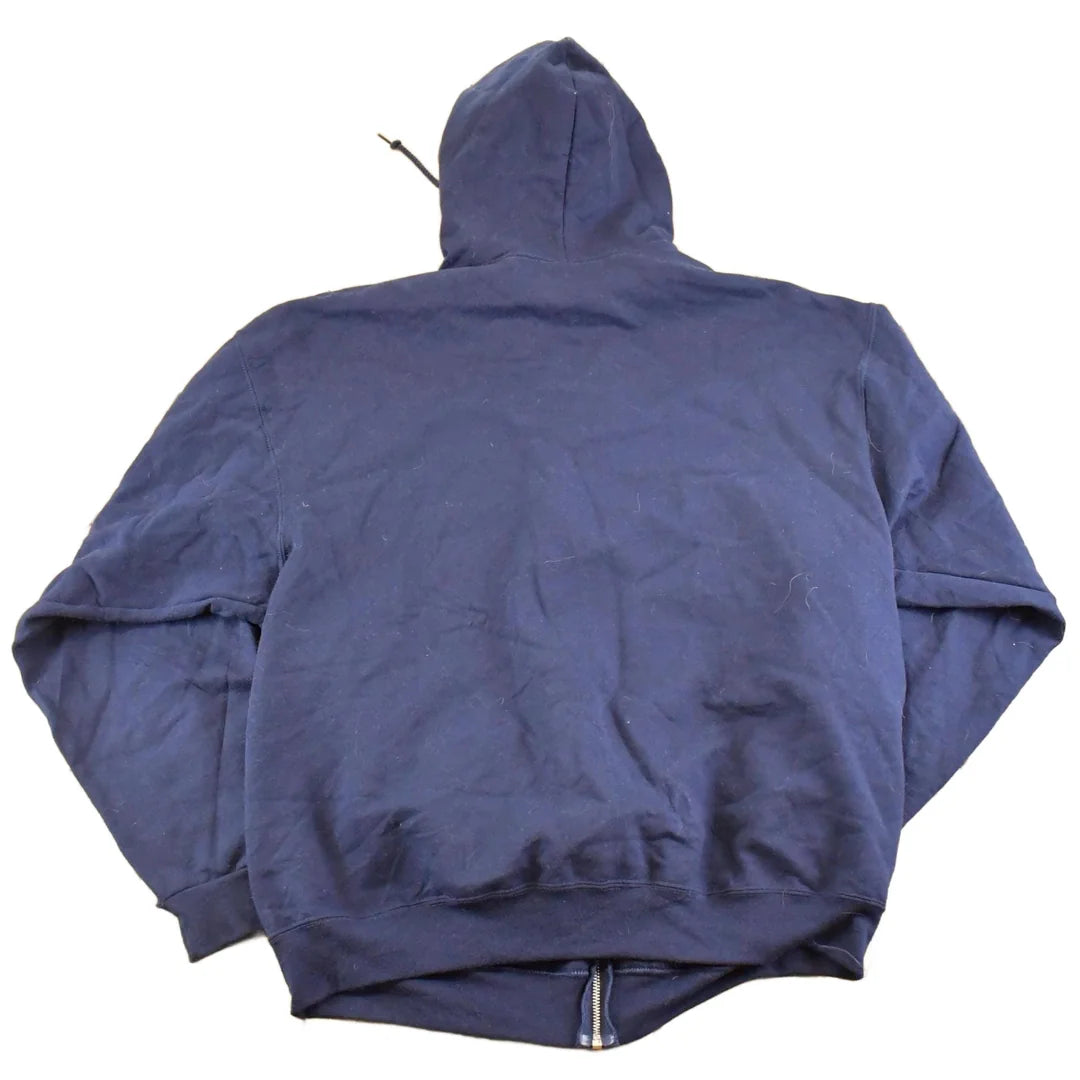 Vintage 1990s Jerzees Blank Streetwear Souvenir Hoodie Sweatshirt Men's L from propervintagecanada