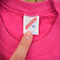 Vintage 1990s Jerzees Pink Blank Crewneck Sweatshirt Men's Large from propervintagecanada