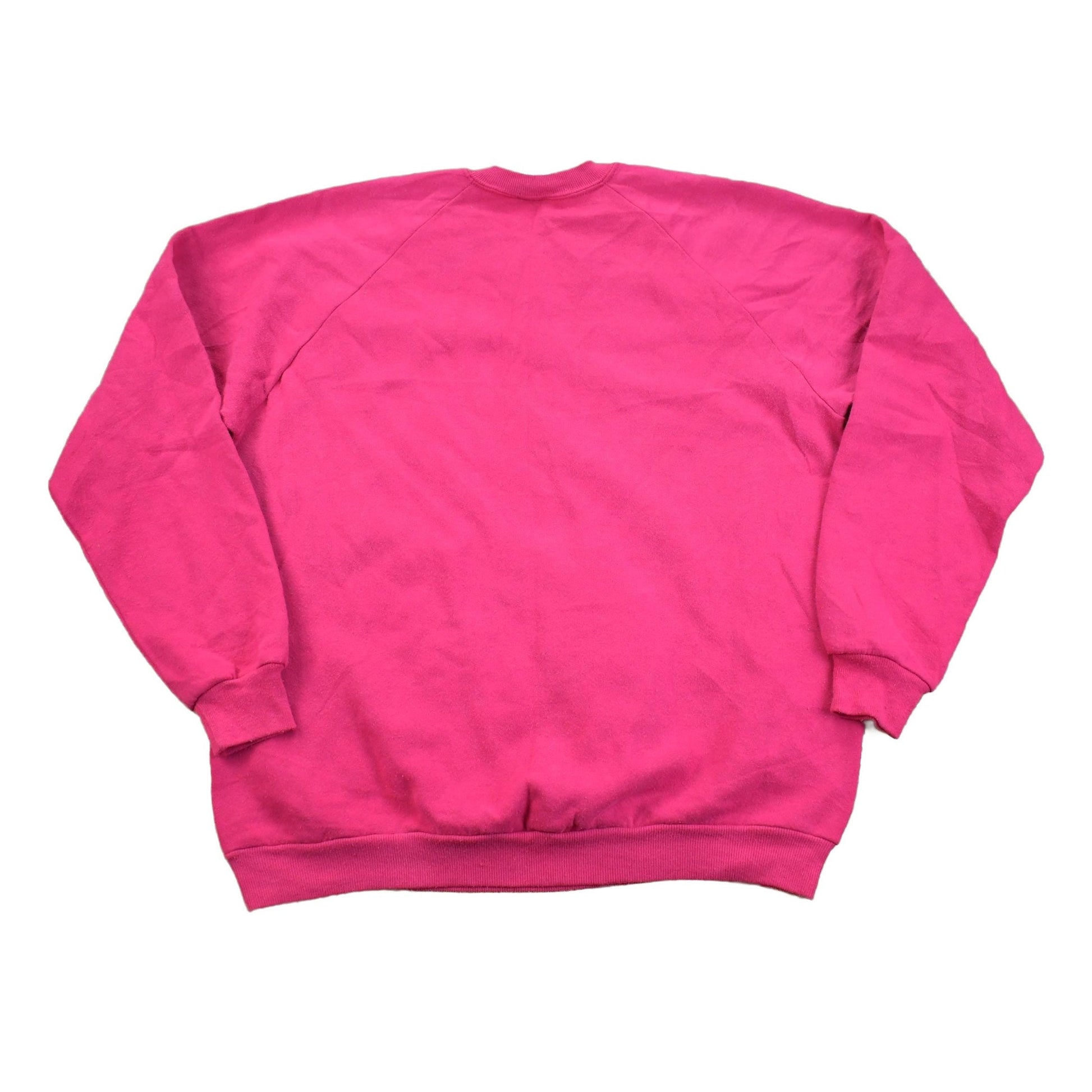 Vintage 1990s Jerzees Pink Blank Crewneck Sweatshirt Men's Large from propervintagecanada
