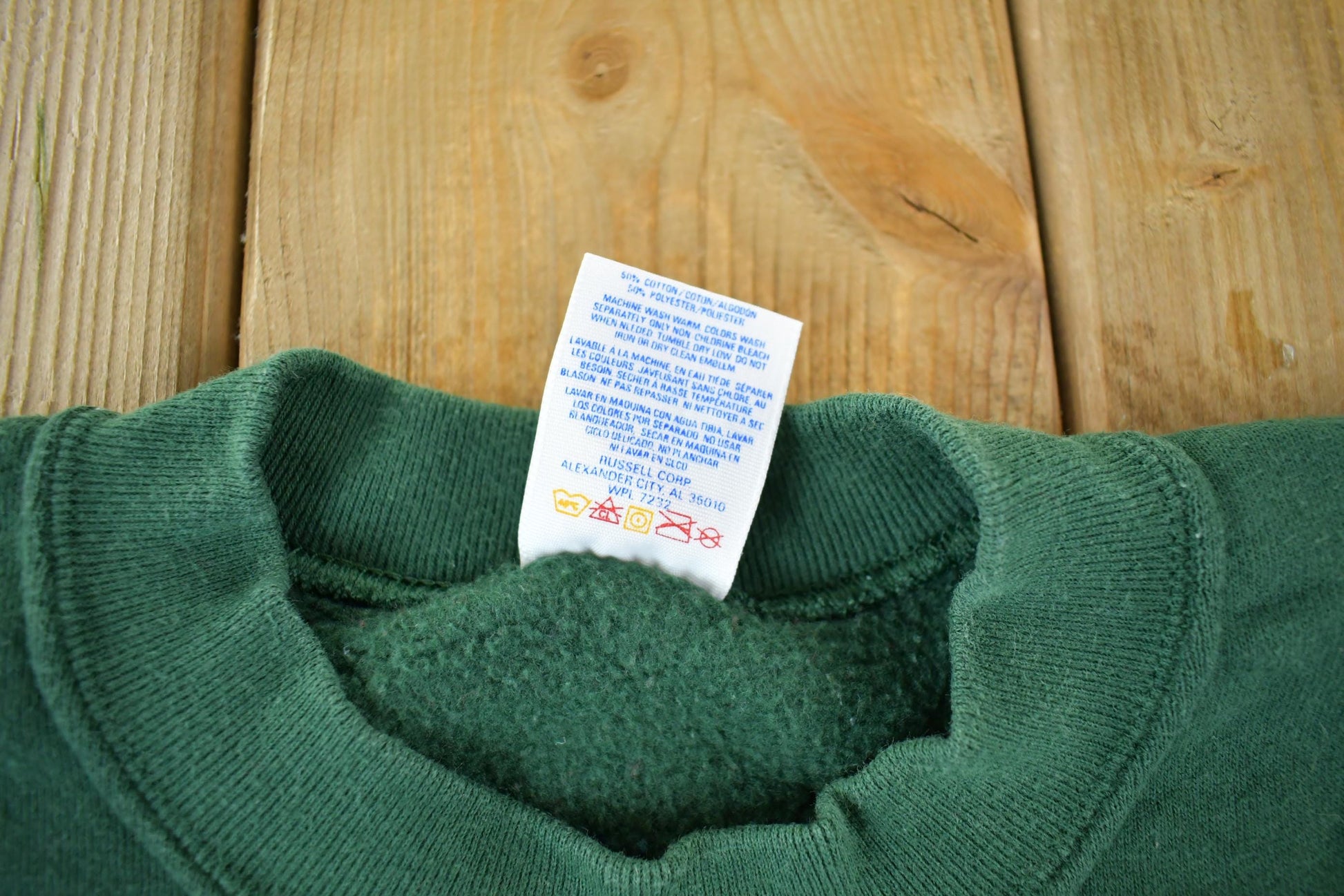 Vintage 1990s Jerzees Plaid Pattern Cute Crewneck Sweater Men's Large from propervintagecanada