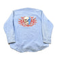 Vintage 1990s Jerzees Skull Back Print Denim Button Up Shirt Men's XL from propervintagecanada