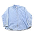 Vintage 1990s Jerzees Skull Back Print Denim Button Up Shirt Men&