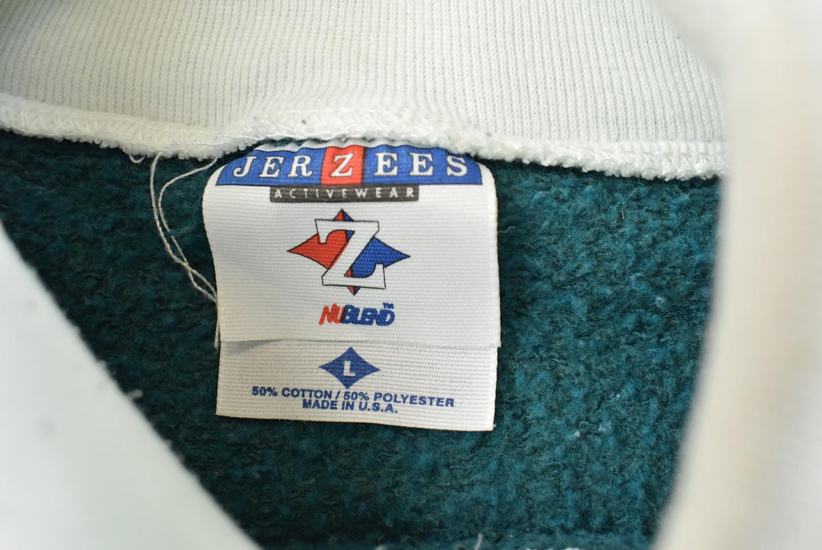 Vintage 1990s Jerzees Snow Birds Turtleneck Crewneck Sweater Men's M from propervintagecanada