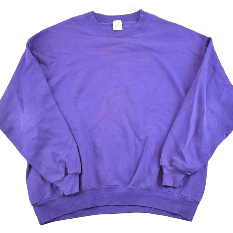 Vintage 1990s Jerzees Streetwear Blank Souvenir Crewneck Sweatshirt Men's XL from propervintagecanada