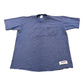 Vintage 1990s Jerzees Super T Blue Blank Pocket T-Shirt Men's L from propervintagecanada