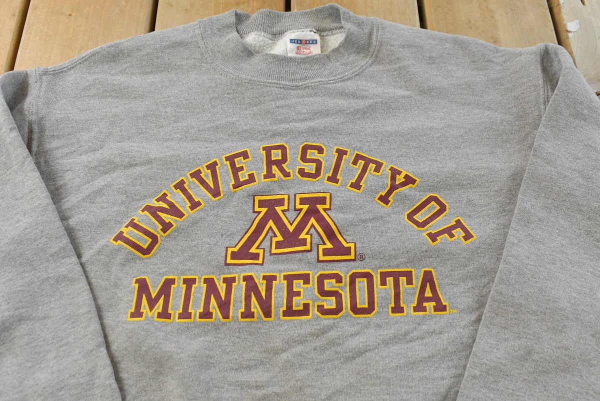 Vintage 1990s Jerzees University of Minnesota Collegiate Crewneck Men's S from propervintagecanada