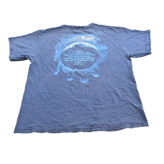 Vintage 1990s Jesus Christ Who Holds the Future T-Shirt Men's L from propervintagecanada