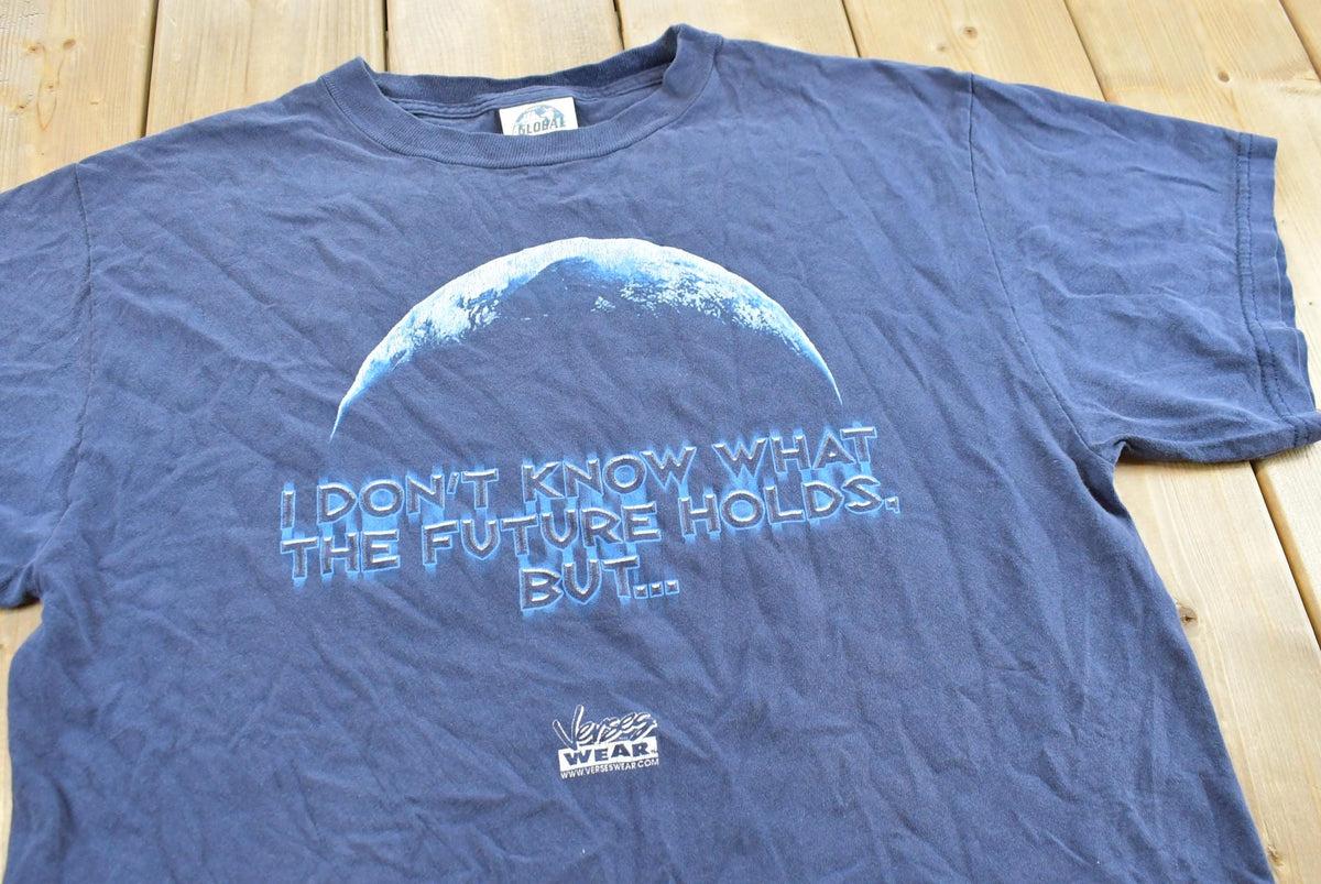 Vintage 1990s Jesus Christ Who Holds the Future T-Shirt Men's L from propervintagecanada